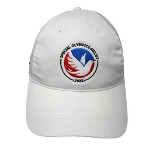 Special Olympics Airlift 2022 Strapback Hat White One Size Nike W/Tags